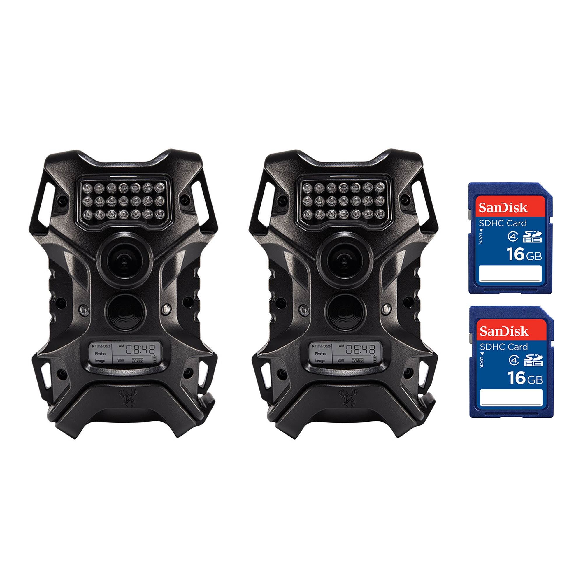 Wildgame Innovations Terra 10MP HD Game Trail Camera (2 Pack) + SD Card (2 Pack)