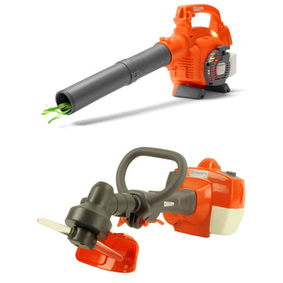 Husqvarna Kids Toddler Leaf Blower and Lawn Trimmer Toys with Actions and Sound - VMInnovations