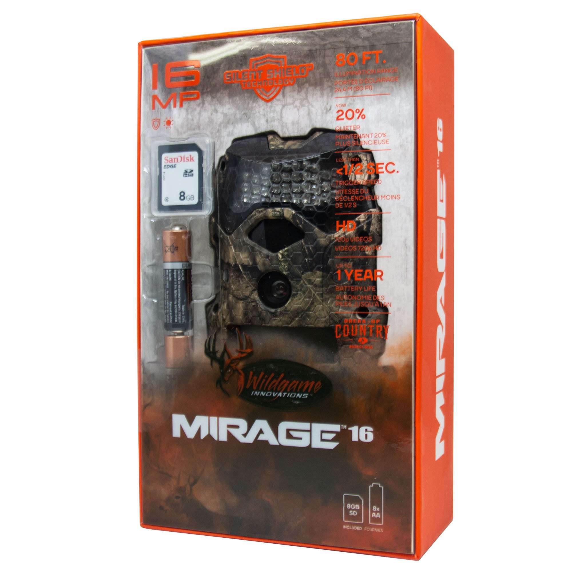 Wildgame Innovations M16I28T2-7 Hunting Game Trail Camera, 2 Pack + SD Cards