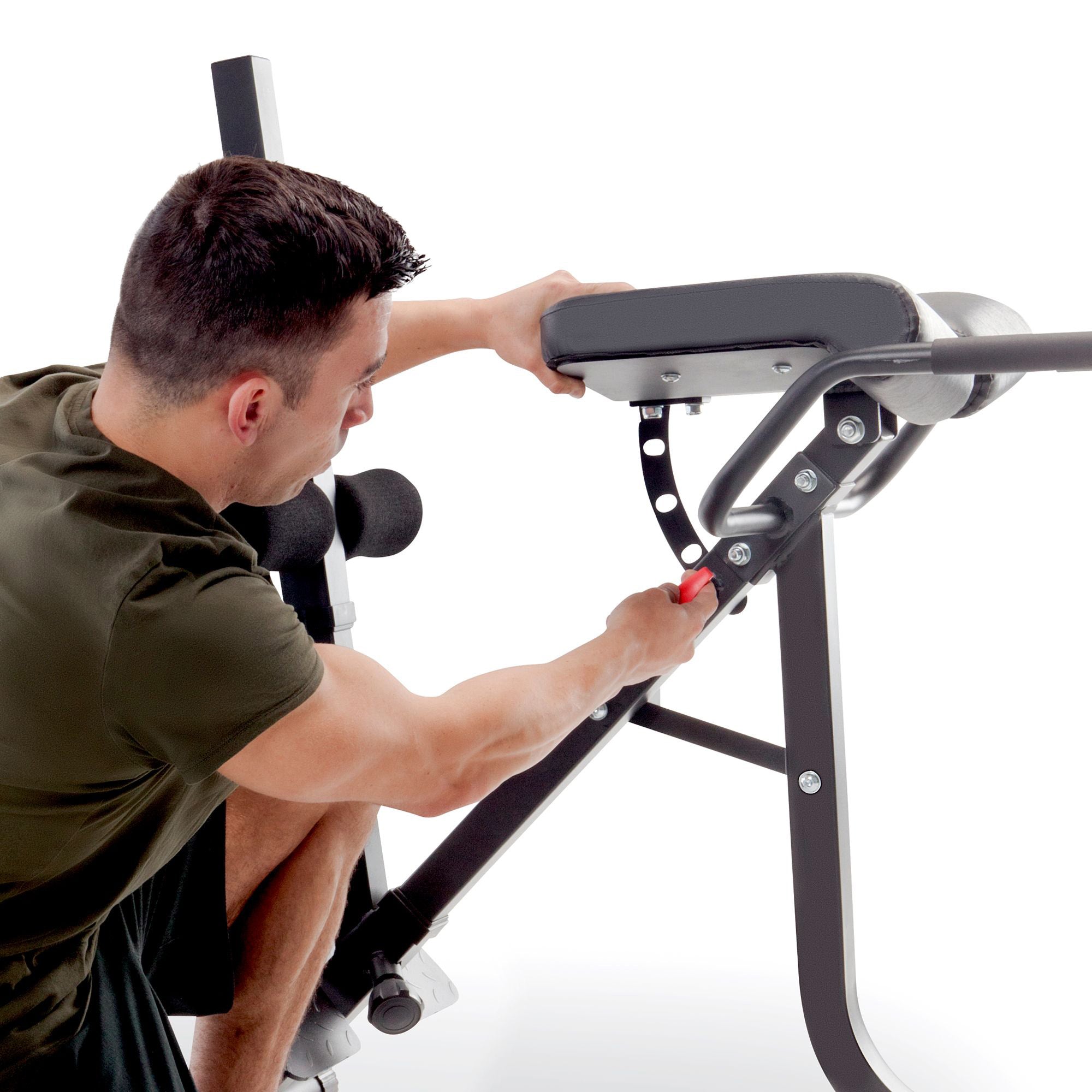Marcy Pro JD-5481 Deluxe Steel Frame Hyper Extension Bench for Racks & Home Gyms - VMInnovations