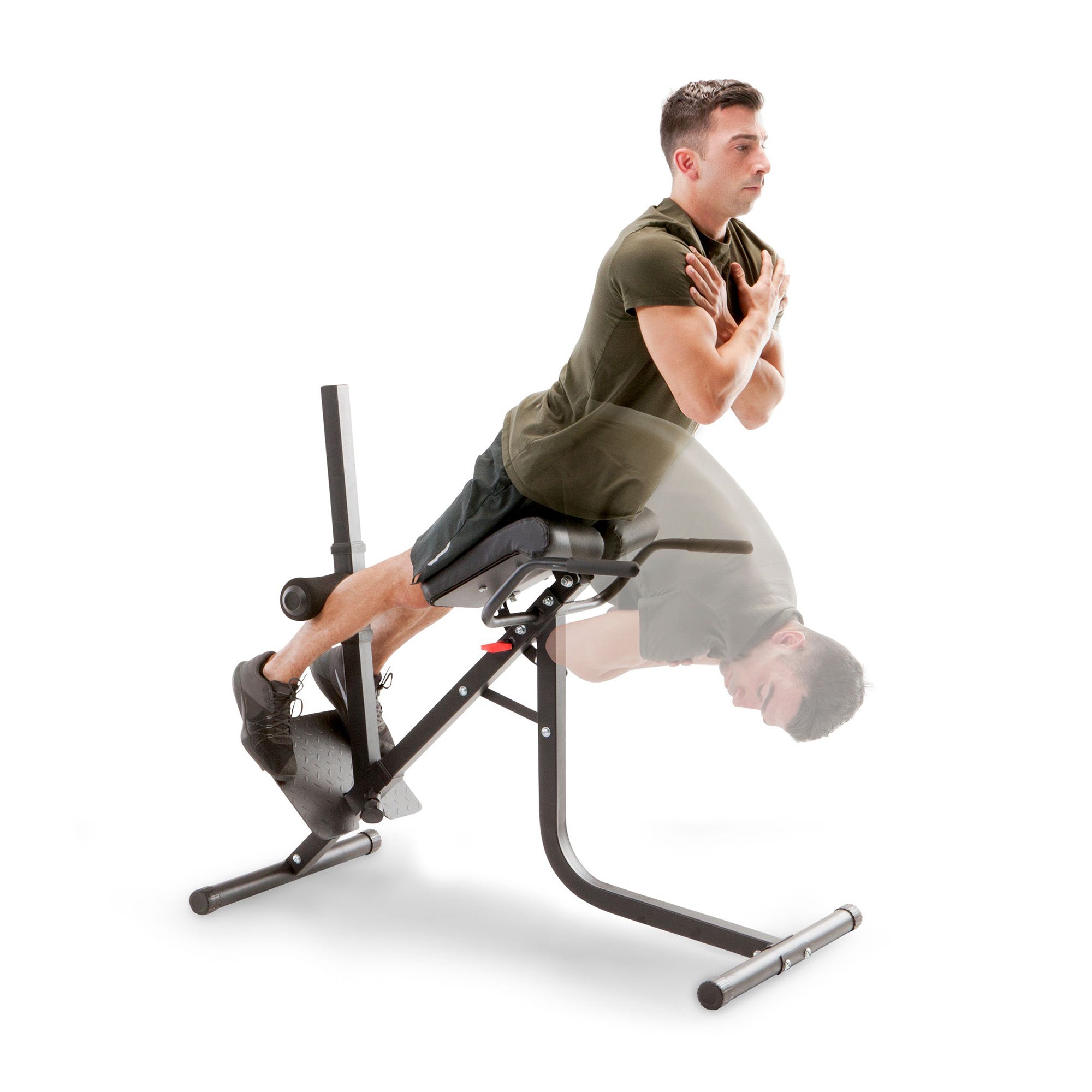 Marcy Pro JD-5481 Deluxe Steel Frame Hyper Extension Bench for Racks & Home Gyms - VMInnovations