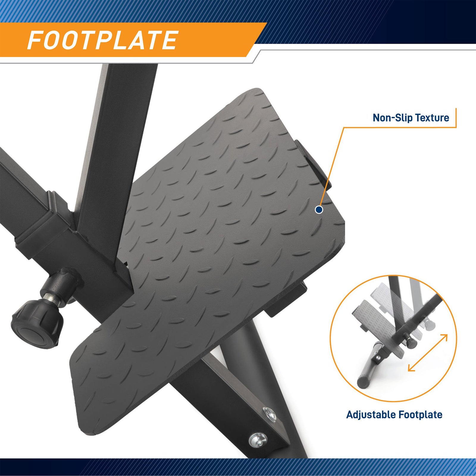 Marcy Pro JD-5481 Deluxe Steel Frame Hyper Extension Bench for Racks & Home Gyms - VMInnovations