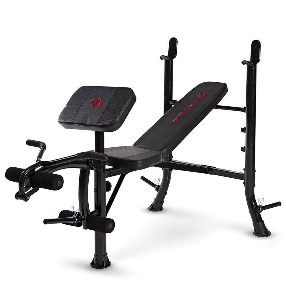 Marcy Pro MKB-367RH Versatile Standard Weight Bench for Racks and Home Gyms