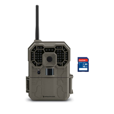 Stealth Cam GXW Wireless Game Trail Camera (Certified Refurbished) + SD Card