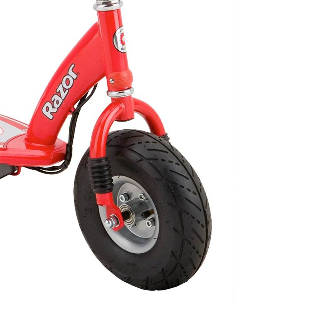 Razor E300 Electric 24 Volt Rechargeable Motorized Kids Scooters, Red & Blue