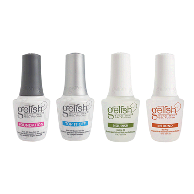 Gelish Gel Polish Essentials Kit + Intergalactic Glam 9 mL Soak Off Gel Polish