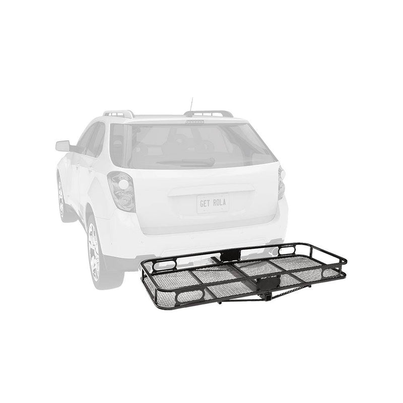 Pro Series Rambler 2 Inch Trailer Mounted Hitch Cargo Carrier Basket (2 Pack)