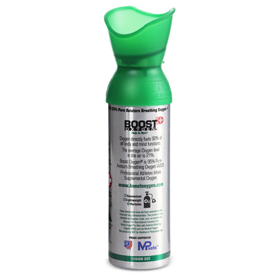 Boost Oxygen Natural Portable 5 Liter Pure Oxygen Canister, Flavorless (3 Pack)