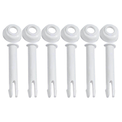 Intex Replacemet Joint Pin & Seal for 10'-12' Round Metal Frame Pools, (12 Pack)