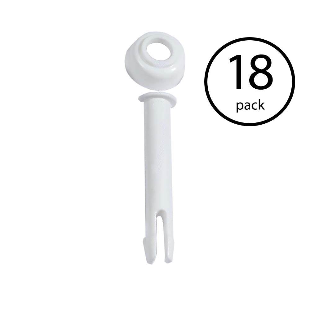 Intex Replacemet Joint Pin & Seal for 10'-12' Round Metal Frame Pools, (18 Pack)