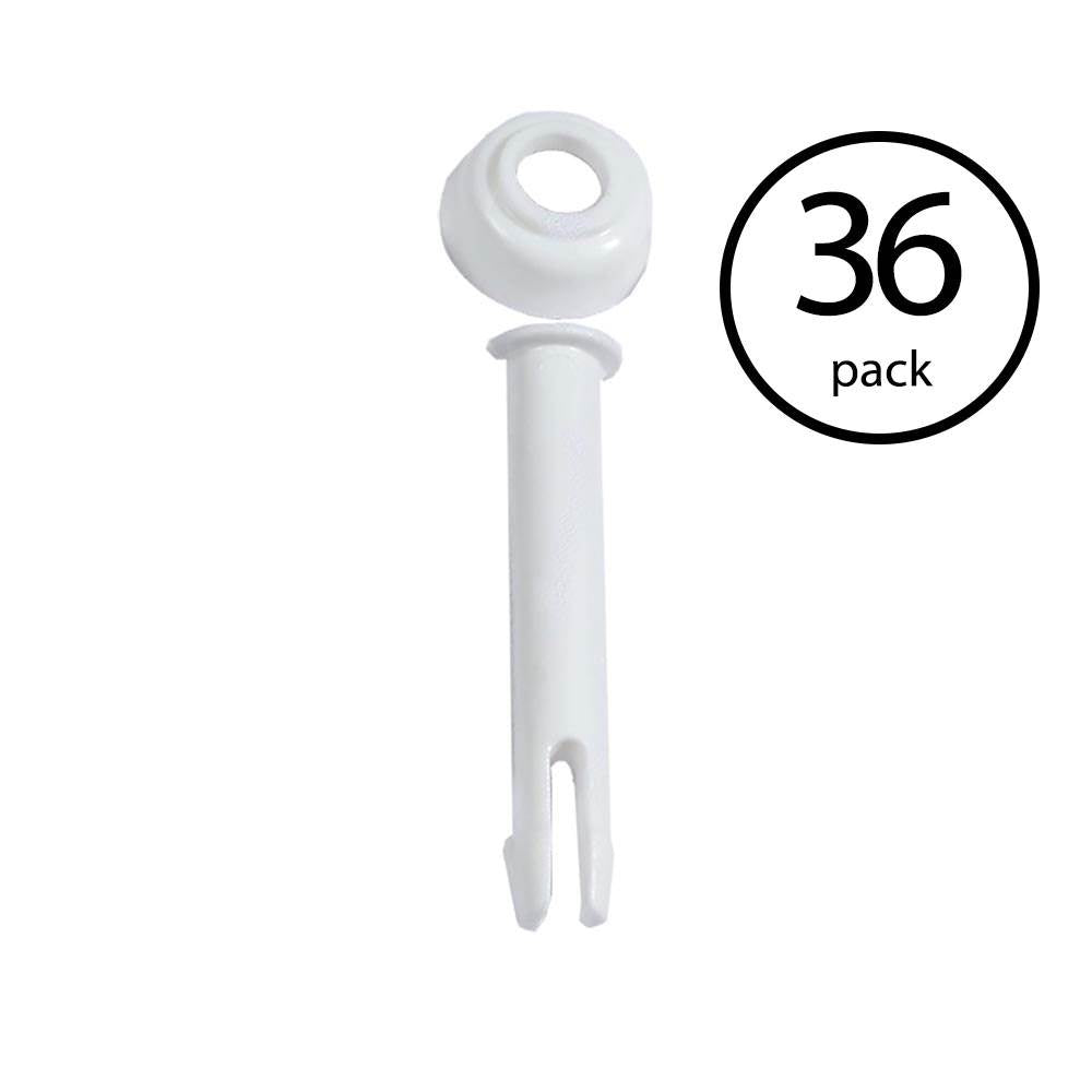 Intex Replacemet Joint Pin & Seal for 10'-12' Round Metal Frame Pools, (36 Pack)