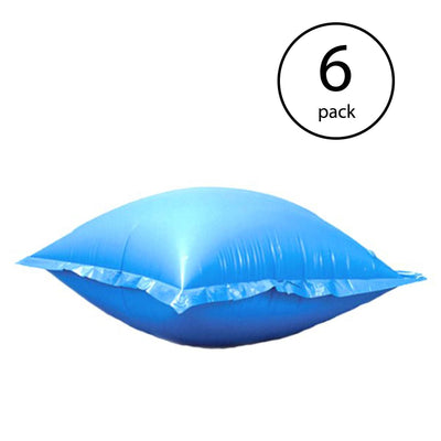 Swimline 4x4 Feet Winter Closing Above Ground Pool Pillow Air Cover (6 Pack)