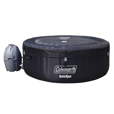 Coleman SaluSpa 4 Person Inflatable Outdoor Hot Tub & 2 Non-Slip Seat Accessory - VMInnovations