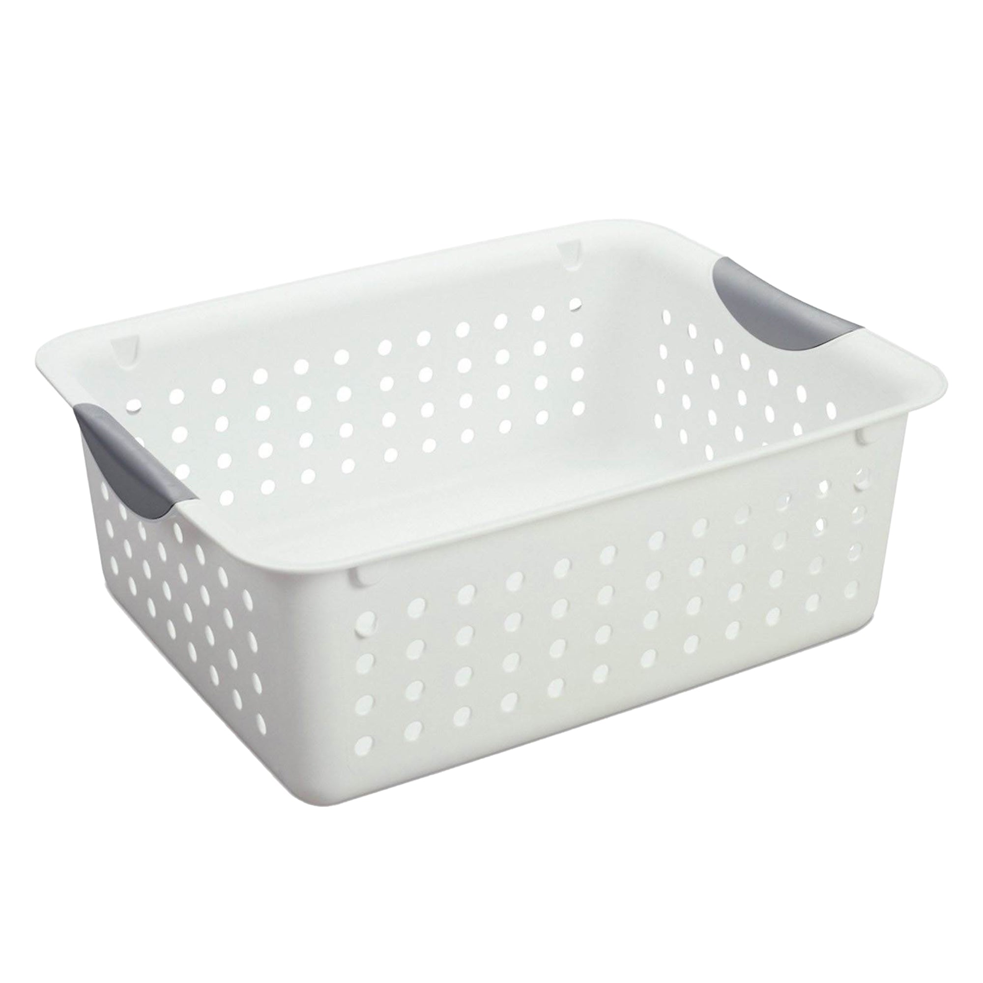 Sterilite Medium Ultra Plastic Storage Organizer Basket with Handles, (30 Pack)