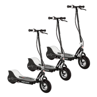 Razor E325 Adult RideOn 24V High-Torque Electric Powered Scooter, Black (3 Pack) - VMInnovations
