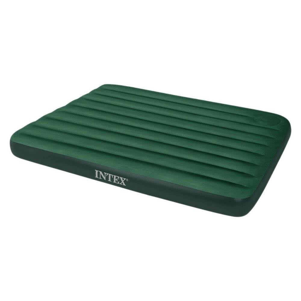 Intex 66929E Inflatable Downy Queen Air Bed Camping Mattress + Air Pump (2 Pack)