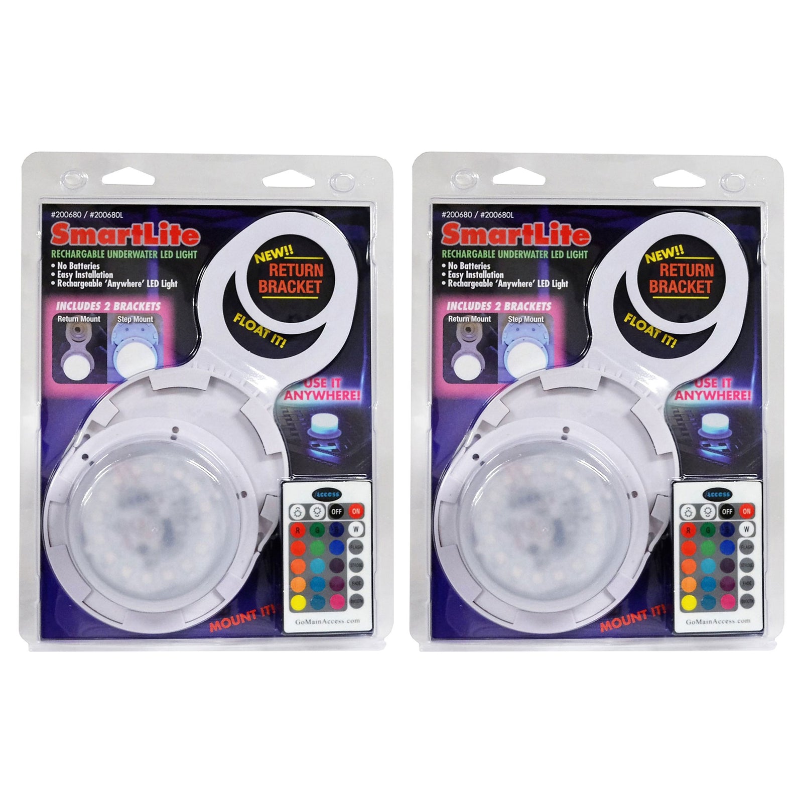 Main Access Smart Lite Pool Step LED Return Line Light, Accessory Only (2 Pack) - VMInnovations