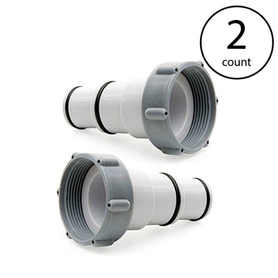Intex Hose Adapter A w/ Collar for Threaded Connection Pumps (Pair) (2 Pack) - VMInnovations