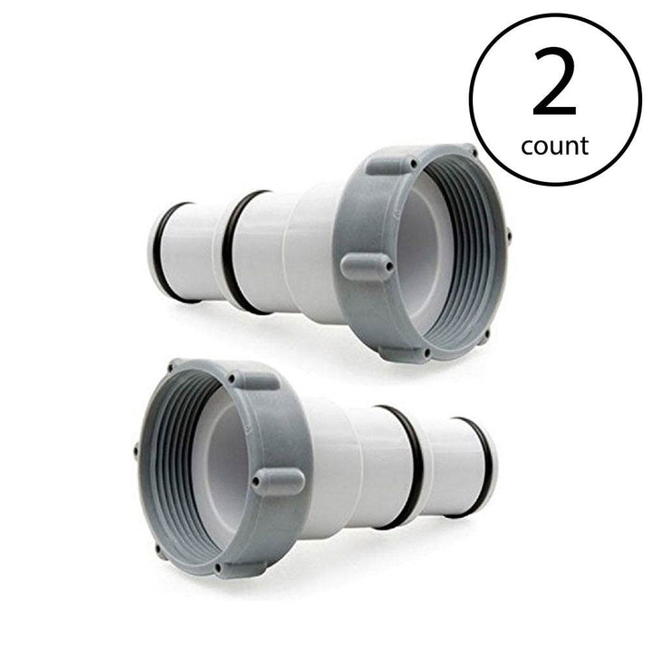 Intex Hose Adapter A w/ Collar for Threaded Connection Pumps (Pair) (2 Pack)