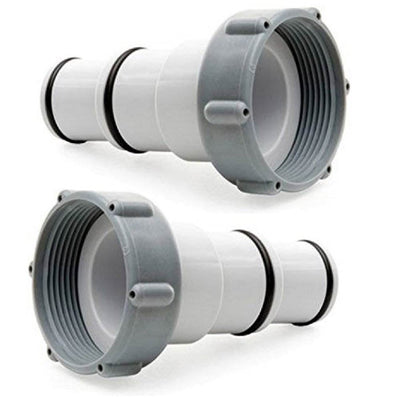 Intex Hose Adapter A w/ Collar for Threaded Connection Pumps (Pair) (3 Pack)