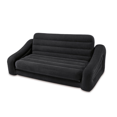 Intex Inflatable Queen Pull-Out Sofa Bed + Inflatable Pull-Out Chair Sleeper