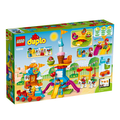 LEGO DUPLO 10840 Big Fair 106 Build Block Set w/ 5 Minifigures Set for Toddlers