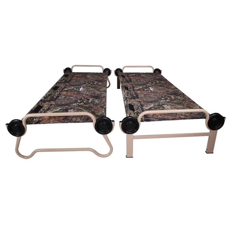 Disc-O-Bed Large Cam-O-Bunk Benchable Double Cot w/Organizer (2 Pack)