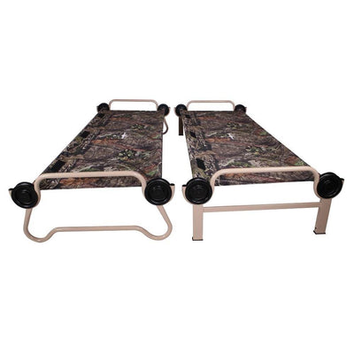 Disc-O-Bed XL Cam-O-Bunk Benchable Double Cot w/Organizers (2 Pack)