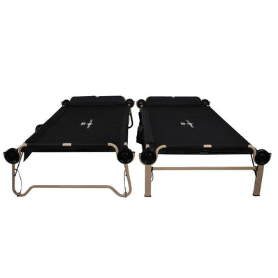 Disc-O-Bed 2XL Cam-O-Bunk Benchable Double Cot w/Organizers & No Slip Foot Pads