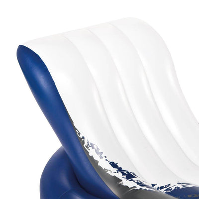 Intex Inflatable Floating Lounge Pool Recliner Chair with Cup Holders (4 Pack) - VMInnovations
