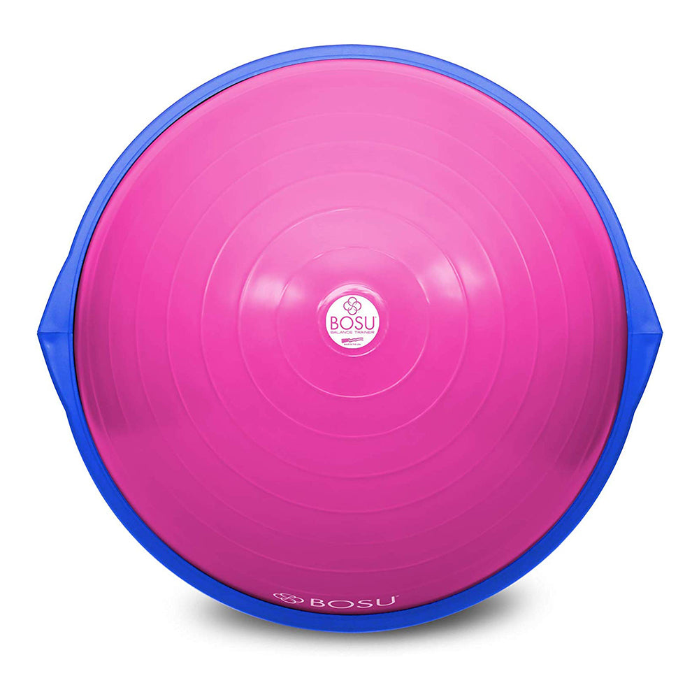 Bosu Home Gym Original Balance Trainer 65 cm Diameter, Pink & Blue (For Parts)