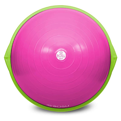 Bosu The Original Balance Trainer 65 cm Diameter, Pink and Lime Green (Used)