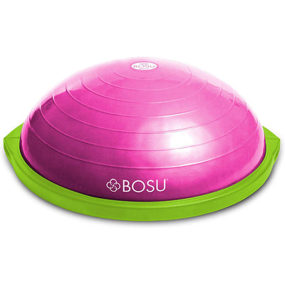 Bosu The Original Balance Trainer 65 cm Diameter, Pink and Lime Green (Used)