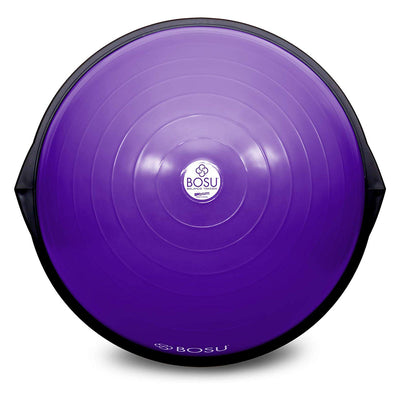Bosu The Original Balance Trainer 65 cm Diameter, Black and Purple (Open Box) - VMInnovations