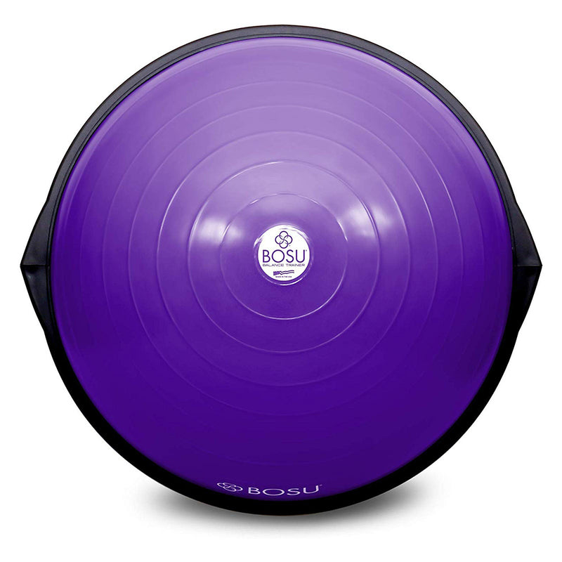 Bosu The Original Balance Trainer 65 cm Diameter, Black and Purple (Open Box)