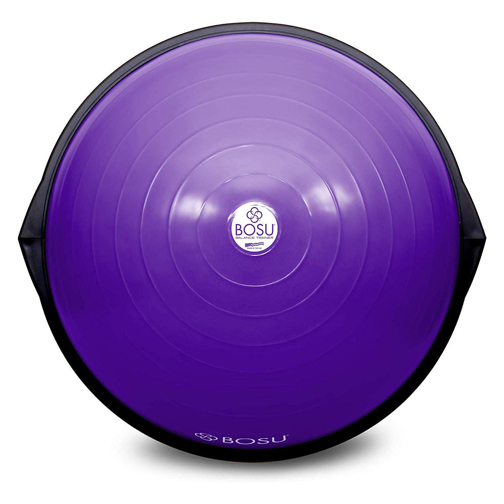 Bosu The Original Balance Trainer 65 cm Diameter, Black and Purple (Open Box) - VMInnovations