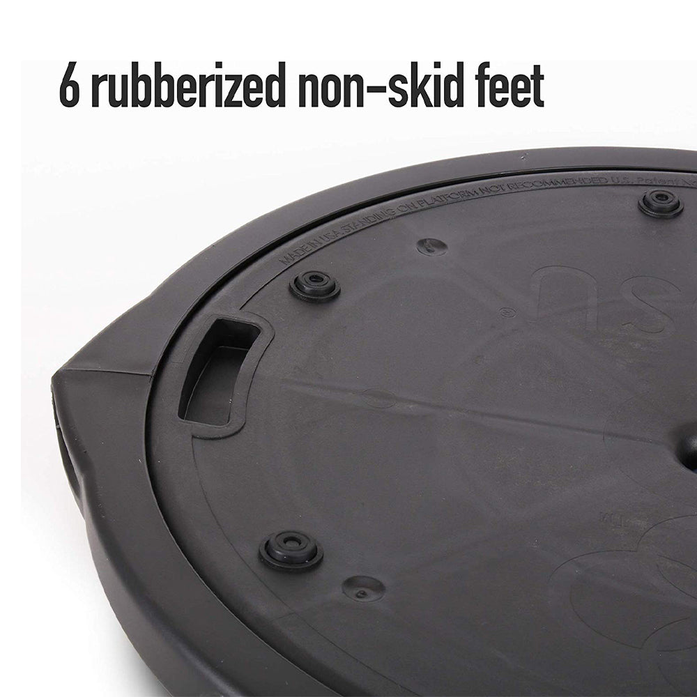 Bosu The Original Balance Trainer 65 cm Diameter, Black and Purple (Open Box) - VMInnovations