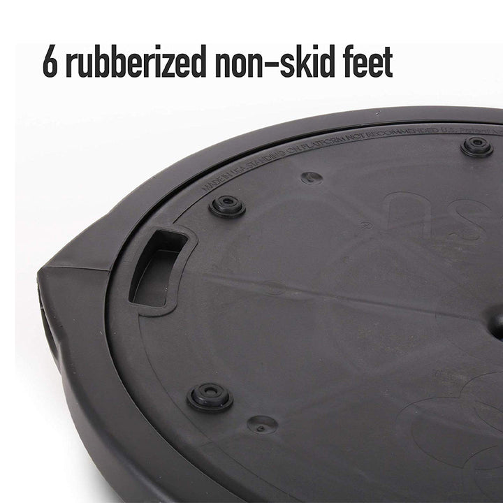 Bosu The Original Balance Trainer 65 cm Diameter, Black and Purple (Open Box) - VMInnovations