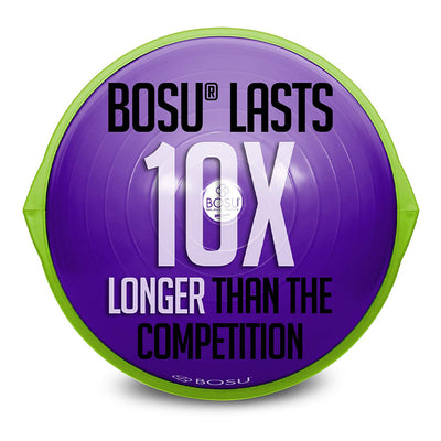 Bosu The Original Balance Trainer 65 cm Diameter, Purple and Green (Open Box)