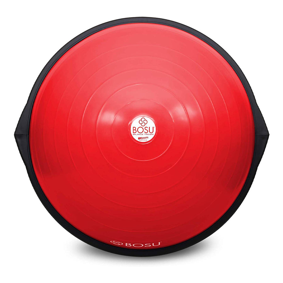 Bosu Home Gym The Original Balance Trainer 65 cm Diameter, Red & Black (Used) - VMInnovations
