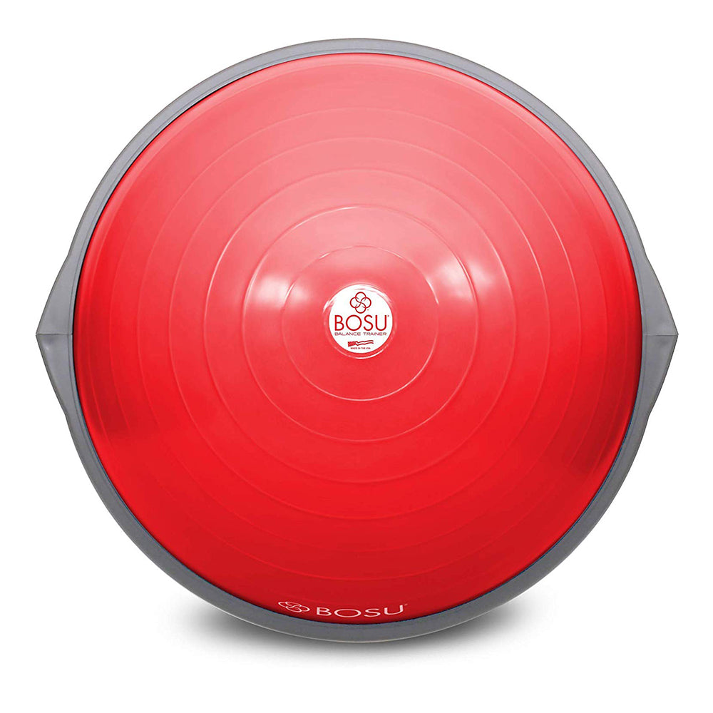 Bosu 72-10850 Home Gym The Original Balance Trainer 65 cm Diameter, Red and Gray - VMInnovations