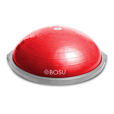 Bosu Home Gym The Original Balance Trainer 65 cm Diameter, Red and Gray (Used)