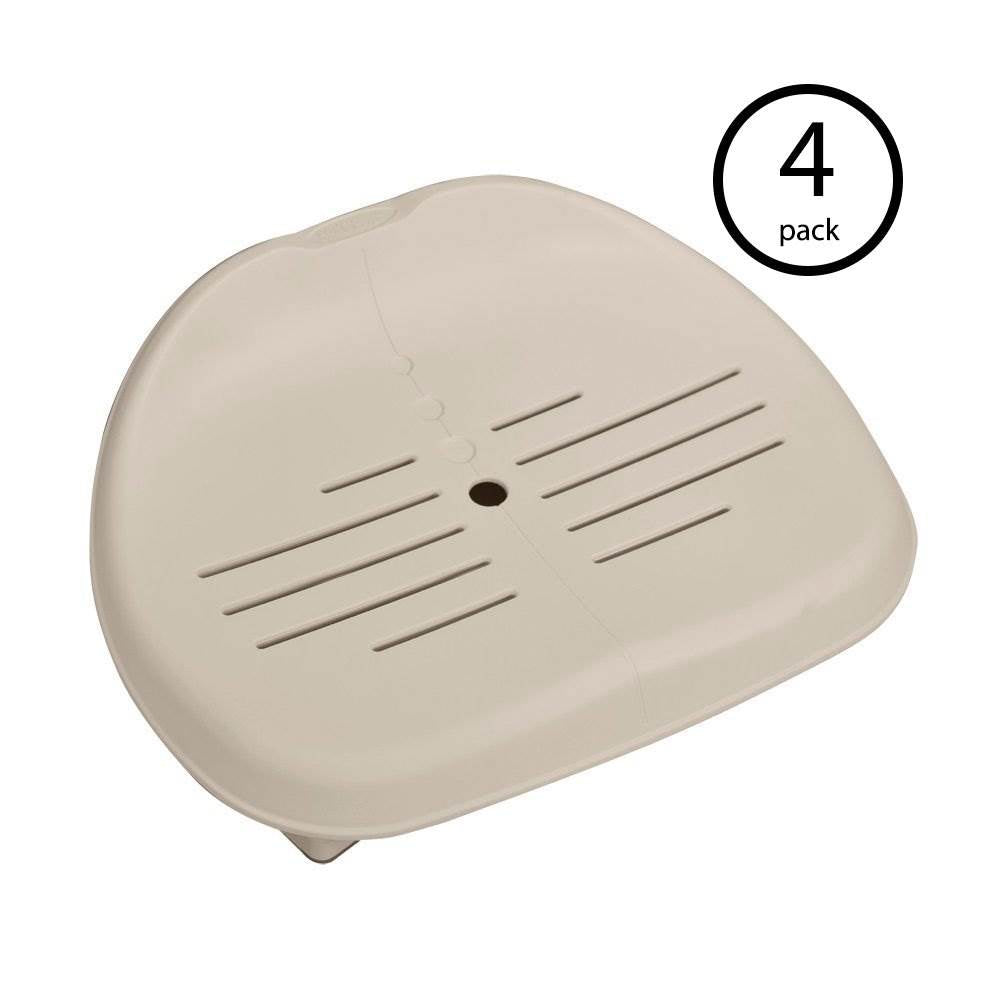 Intex Removable Slip-Resistant Seat For Inflatable Pure Spa Hot Tub (4 Pack) - VMInnovations