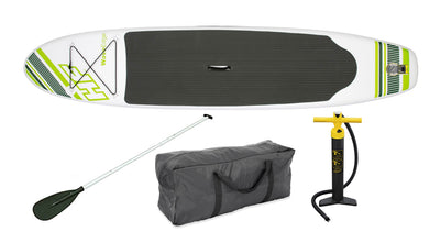 Bestway Inflatable Hydro Force Wave Edge 122" x 27" Paddle Board, Green (2 Pack)