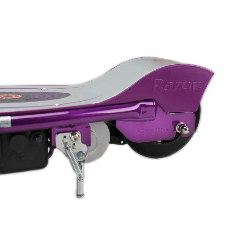 Razor E100 Kid Ride On 24V Motorized Electric Powered Scooters, Silver & Purple