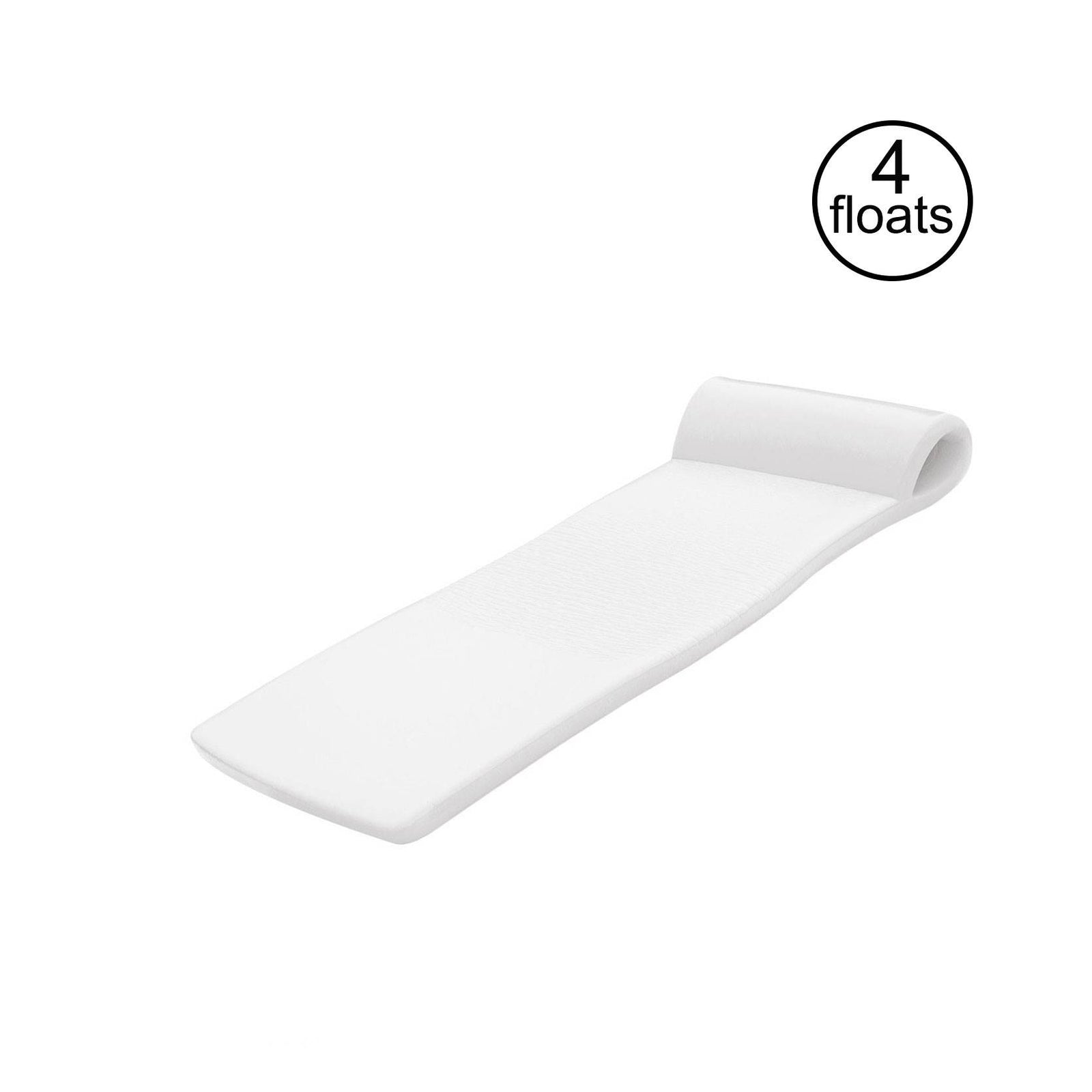 TRC Recreation Sunsation 70 Inch Thick Foam Raft Lounger Mat Pool Float (4 Pack) - VMInnovations