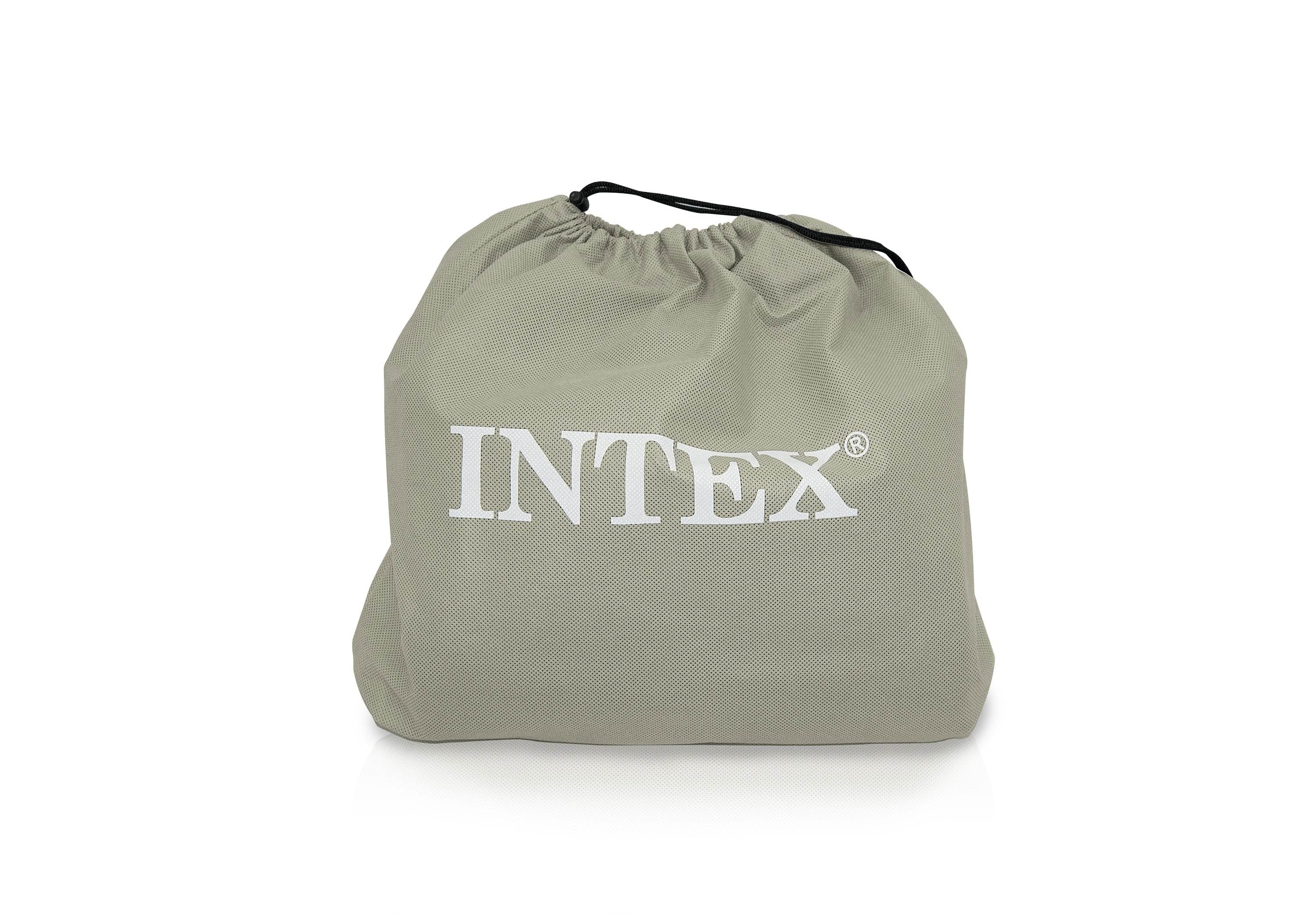 Intex Twin Classic Pillow Rest Air Mattress Bed With Built In Pump (5 Pack)