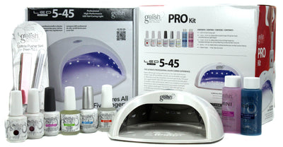 Gelish Harmony Gel Nail Polish Kit + Intergalactic Glam 9 mL Gel Polish Set