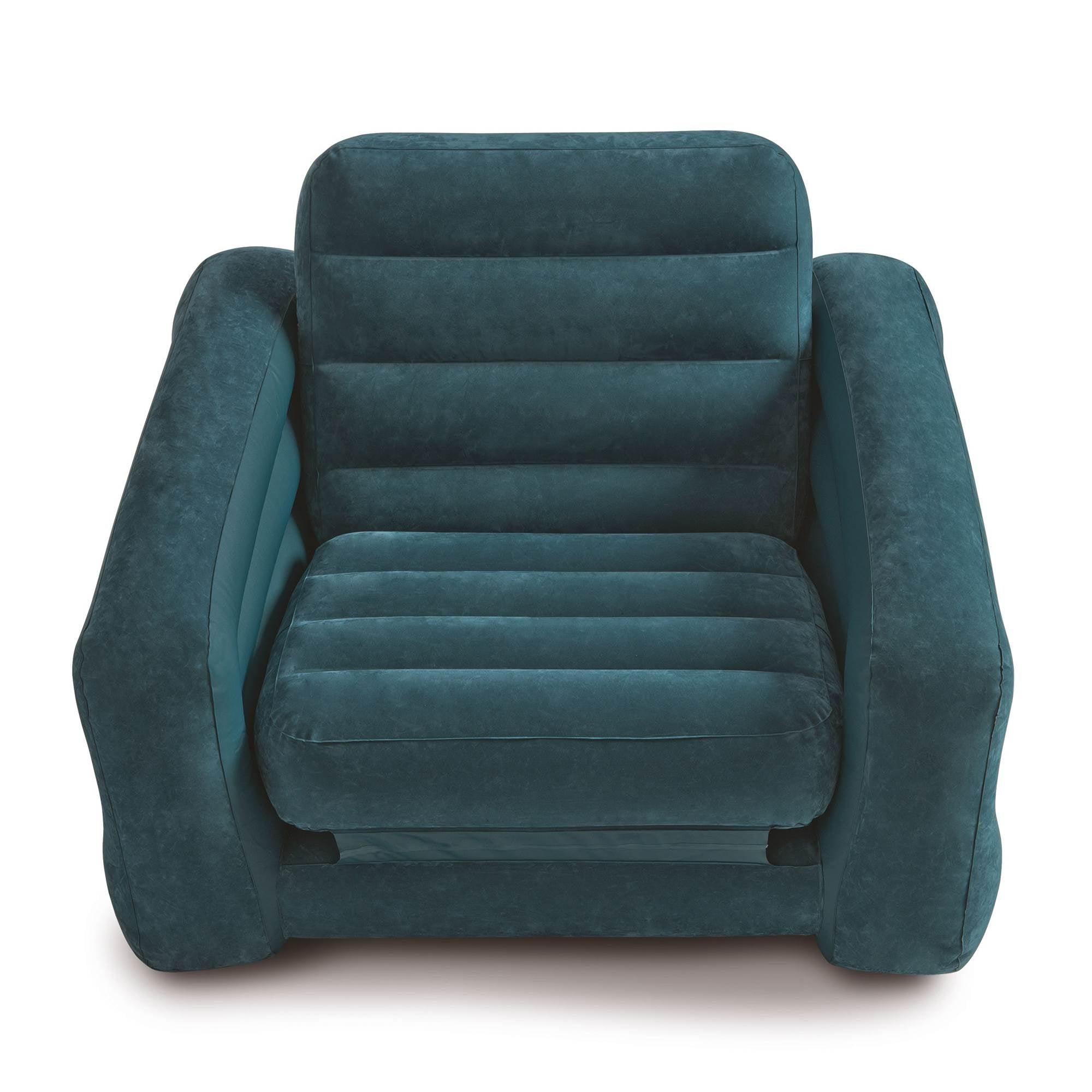 Intex Inflatable Pull Out Chair Seat and Twin Bed Air Mattress Sleeper (3 Pack)