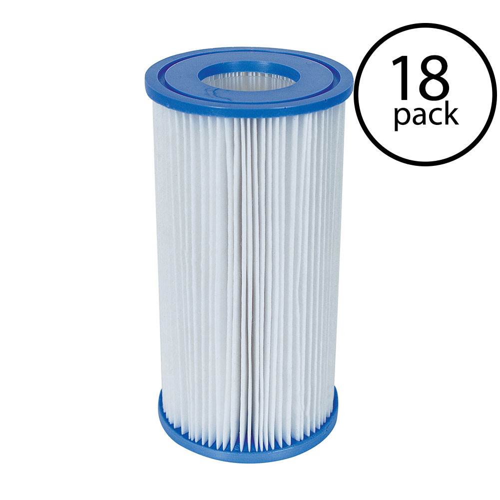 Coleman Type III A/C Swimming Pool Filter Pump Replacement Cartridge (18 Pack)